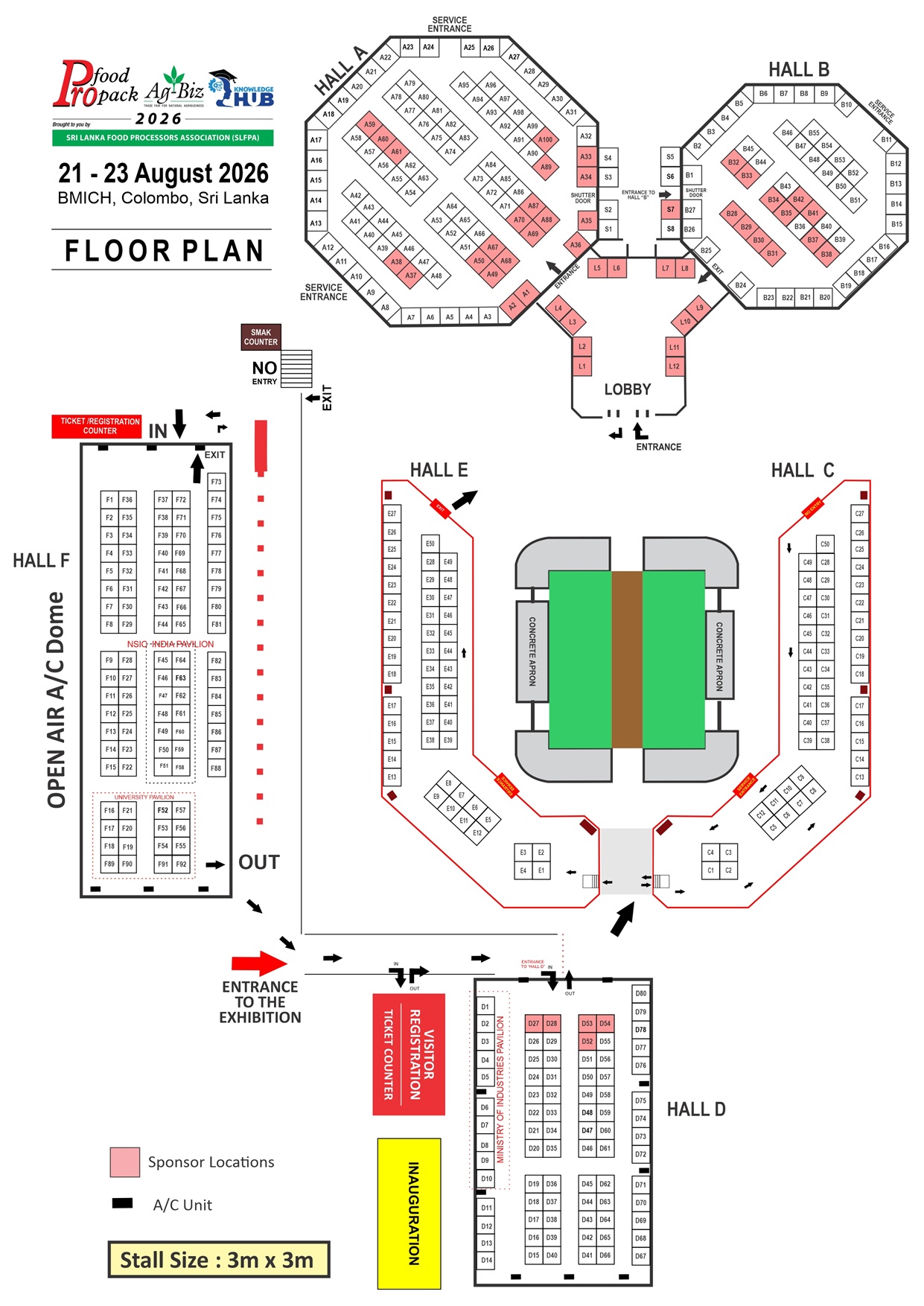 Profood Propack 2026 floor plan